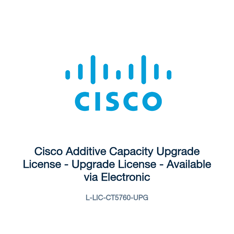 L-LIC-CT5760-UPG: Cisco Additive Capacity Upgrade License