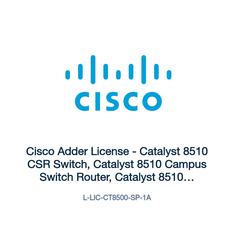 L-LIC-CT8500-SP-1A: Cisco Adder License