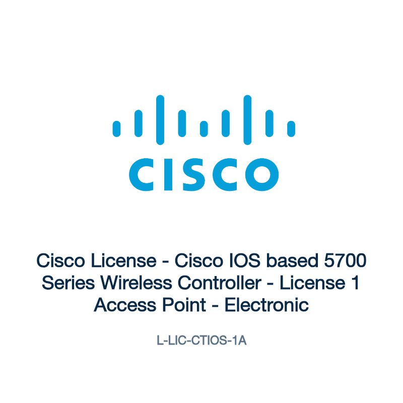 L-LIC-CTIOS-1A: Cisco License - Cisco IOS based 5700 Series Wireless Controller
