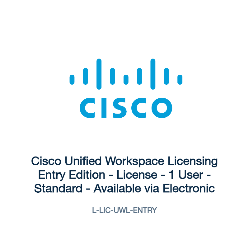 L-LIC-UWL-ENTRY: Cisco Unified Workspace Licensing Entry Edition