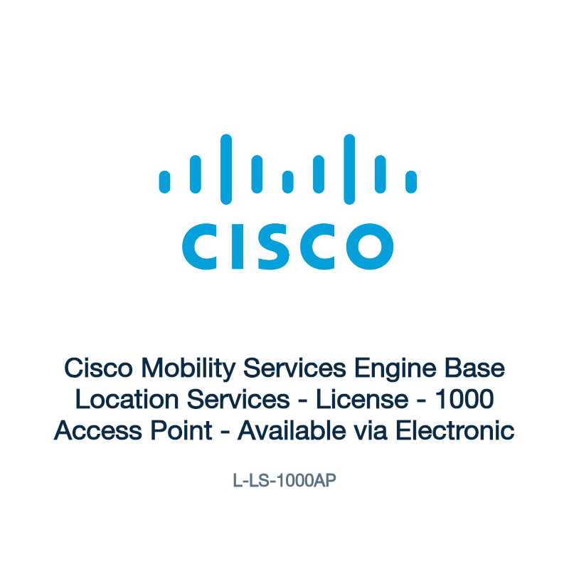 L-LS-1000AP: Cisco Mobility Services Engine Base Location Services