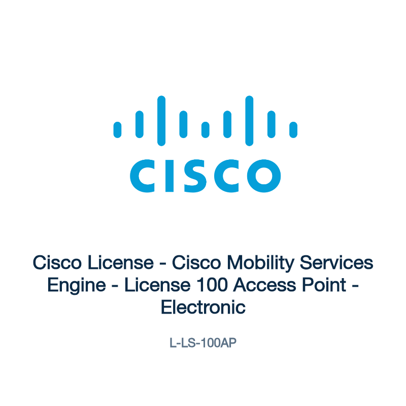 L-LS-100AP: Cisco License - Cisco Mobility Services Engine - License 100 Access