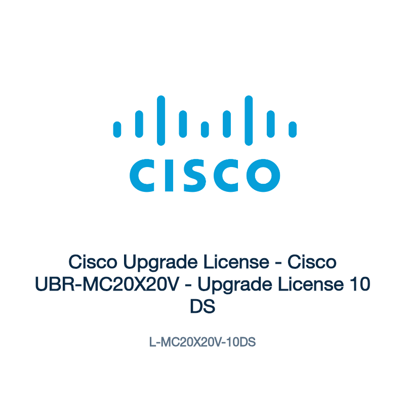 L-MC20X20V-10DS: Cisco Upgrade License