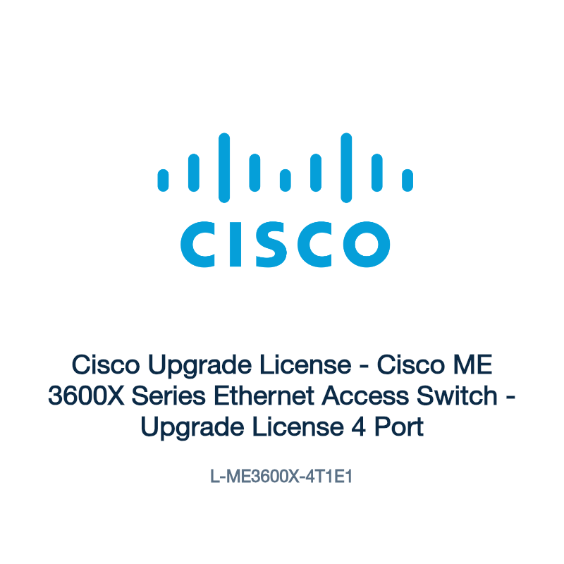 L-ME3600X-4T1E1: Cisco Upgrade License