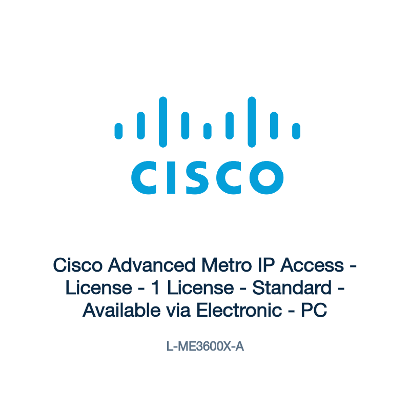 L-ME3600X-A: Cisco Advanced Metro IP Access