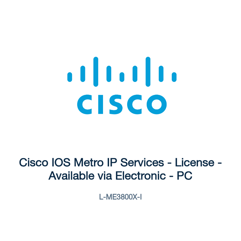 L-ME3800X-I: Cisco IOS Metro IP Services