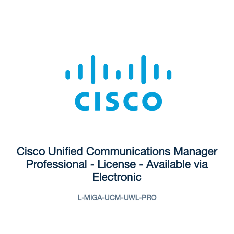 L-MIGA-UCM-UWL-PRO: Cisco Unified Communications Manager Professional