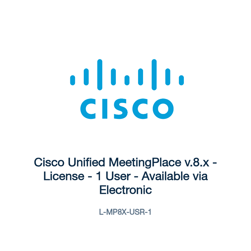 L-MP8X-USR-1: Cisco Unified MeetingPlace v.8.x