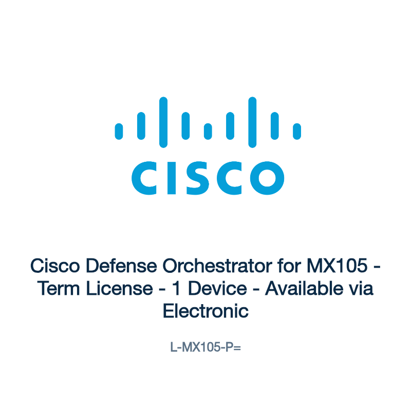 L-MX105-P=: Cisco Defense Orchestrator for MX105
