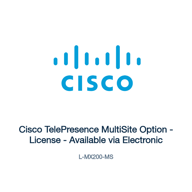 L-MX200-MS: Cisco TelePresence MultiSite Option