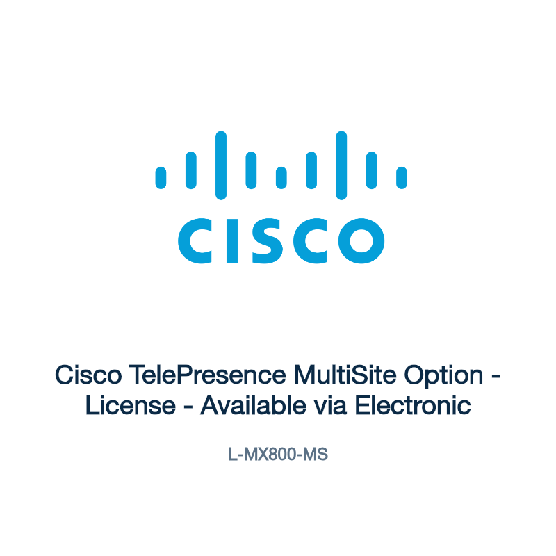 L-MX800-MS: Cisco TelePresence MultiSite Option