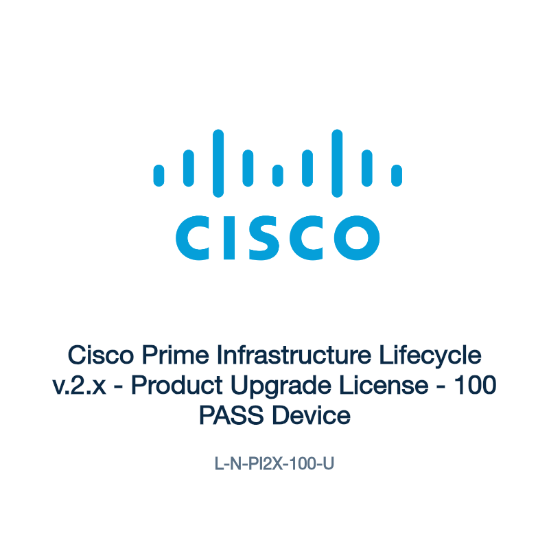 L-N-PI2X-100-U: Cisco Prime Infrastructure Lifecycle v.2.x