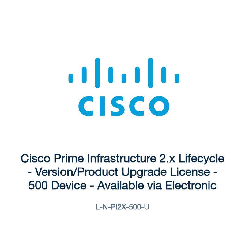 L-N-PI2X-500-U: Cisco Prime Infrastructure 2.x Lifecycle