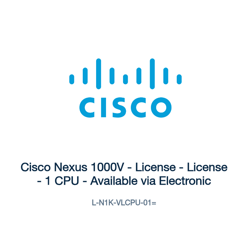 L-N1K-VLCPU-01=: Cisco Nexus 1000V