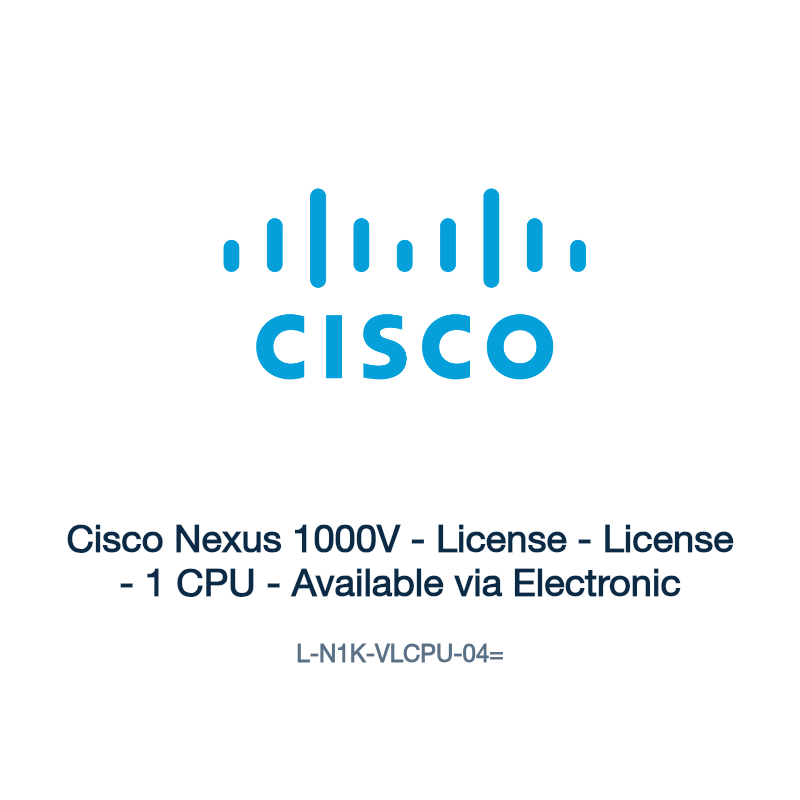 L-N1K-VLCPU-04=: Cisco Nexus 1000V
