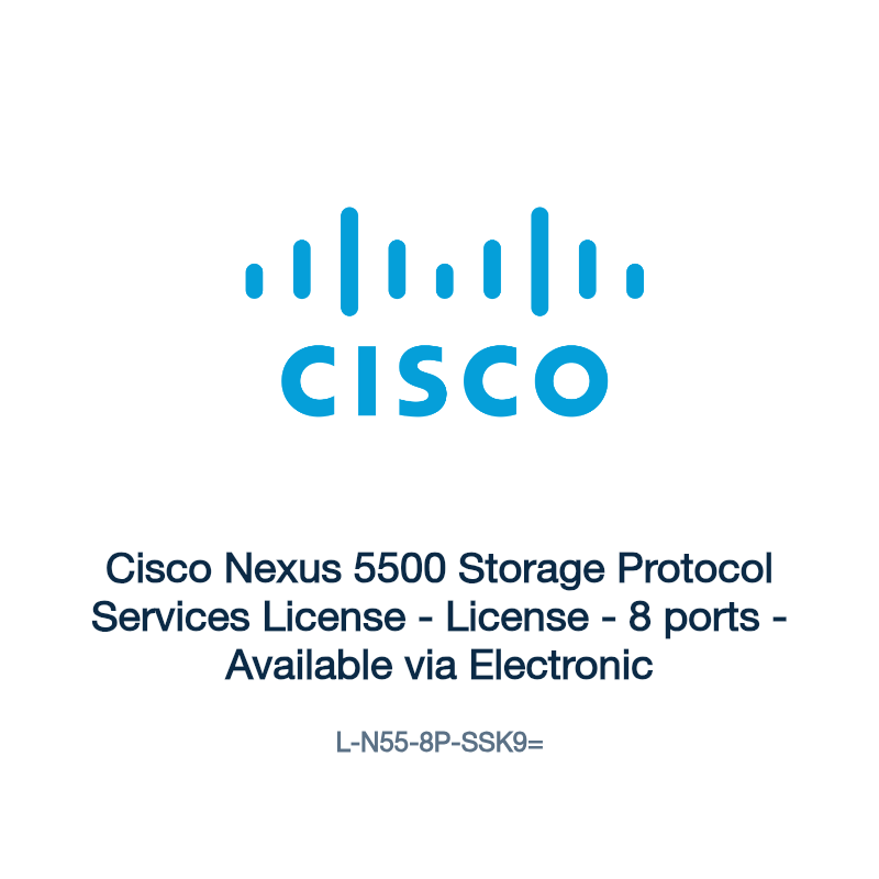 L-N55-8P-SSK9=: Cisco Nexus 5500 Storage Protocol Services License