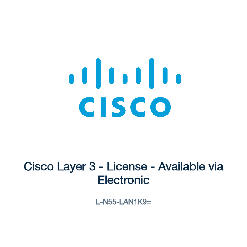L-N55-LAN1K9=: Cisco Layer 3 - License - Available via Electronic