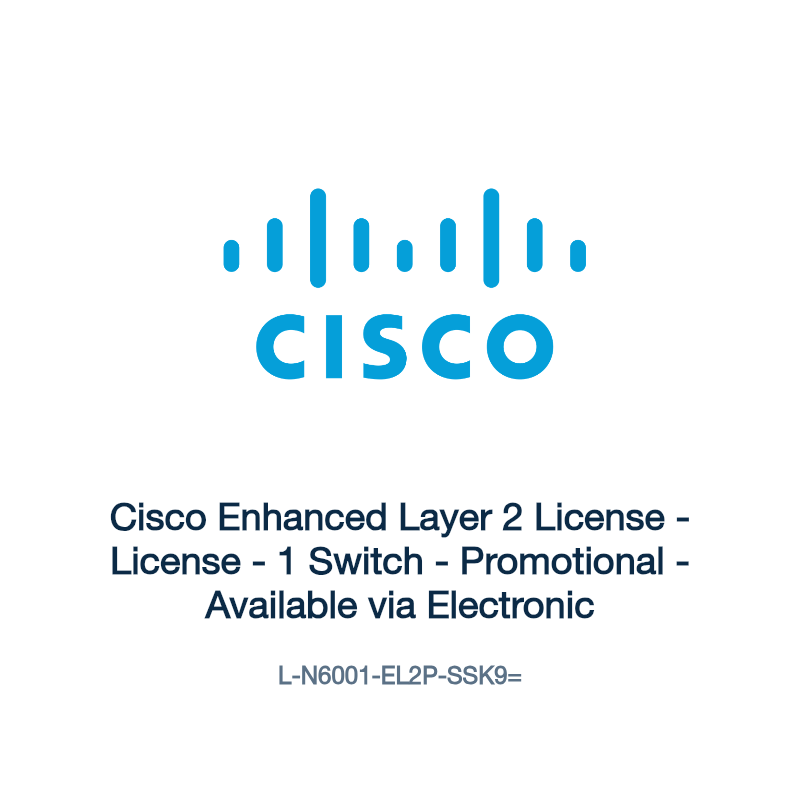 L-N6001-EL2P-SSK9=: Cisco Enhanced Layer 2 License
