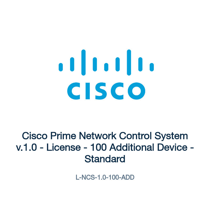 L-NCS-1.0-100-ADD: Cisco Prime Network Control System v.1.0