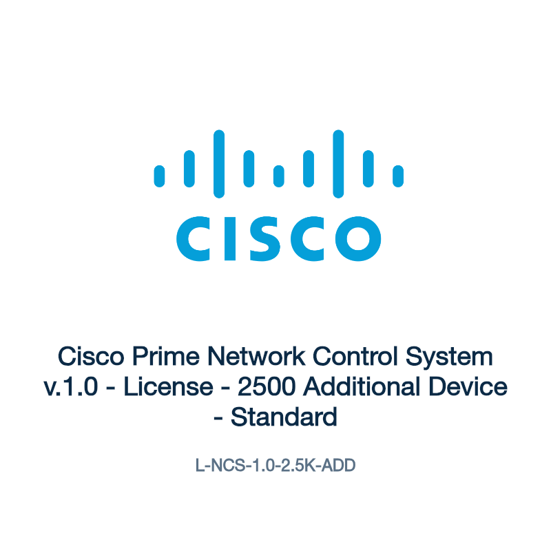 L-NCS-1.0-2.5K-ADD: Cisco Prime Network Control System v.1.0