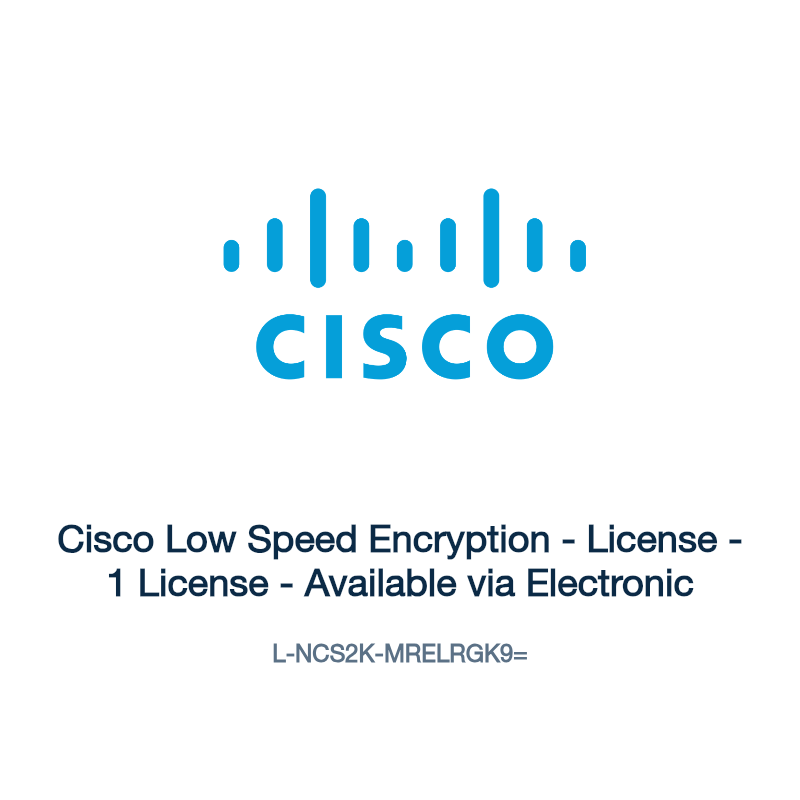 L-NCS2K-MRELRGK9=: Cisco Low Speed Encryption