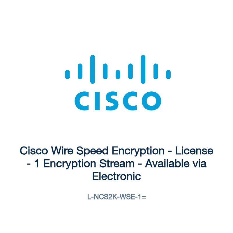 L-NCS2K-WSE-1=: Cisco Wire Speed Encryption