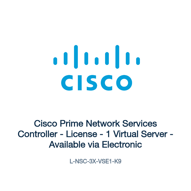 L-NSC-3X-VSE1-K9: Cisco Prime Network Services Controller