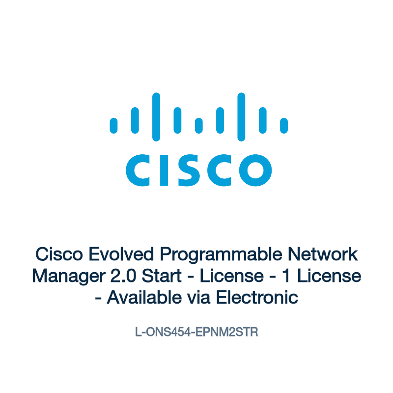 L-ONS454-EPNM2STR: Cisco Evolved Programmable Network Manager 2.0 Start