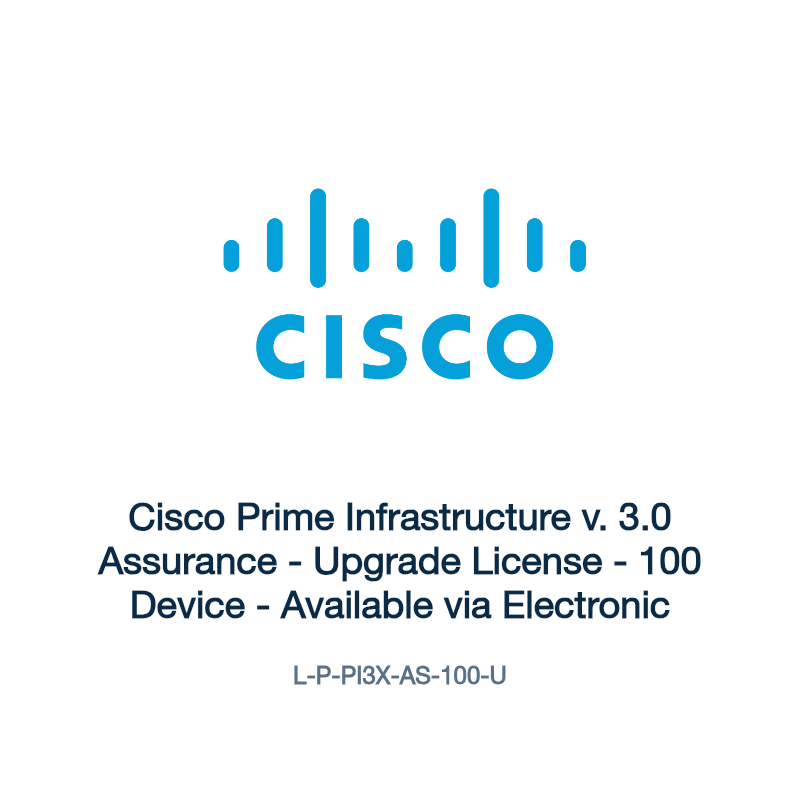 L-P-PI3X-AS-100-U: Cisco Prime Infrastructure v. 3.0 Assurance