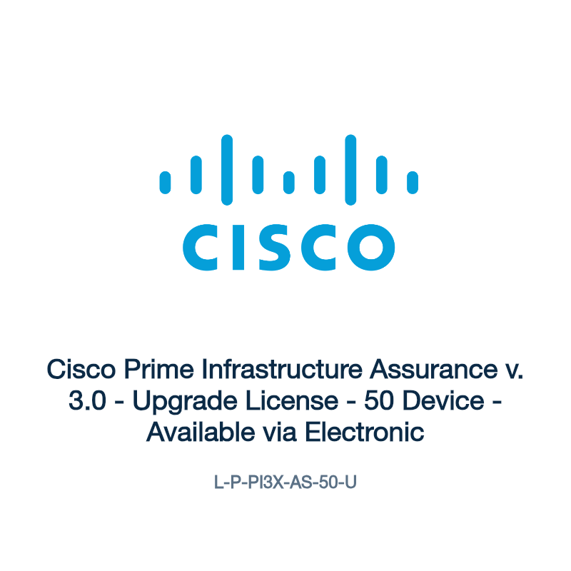 L-P-PI3X-AS-50-U: Cisco Prime Infrastructure Assurance v. 3.0