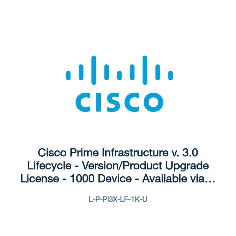 L-P-PI3X-LF-1K-U: Cisco Prime Infrastructure v. 3.0 Lifecycle