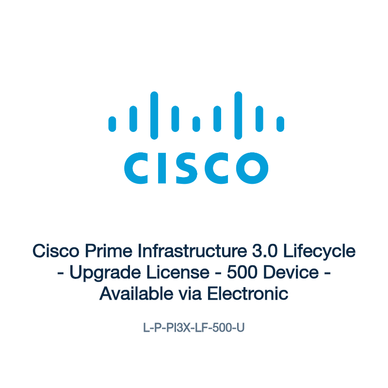 L-P-PI3X-LF-500-U: Cisco Prime Infrastructure 3.0 Lifecycle