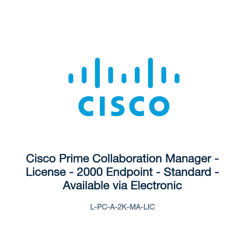 L-PC-A-2K-MA-LIC: Cisco Prime Collaboration Manager