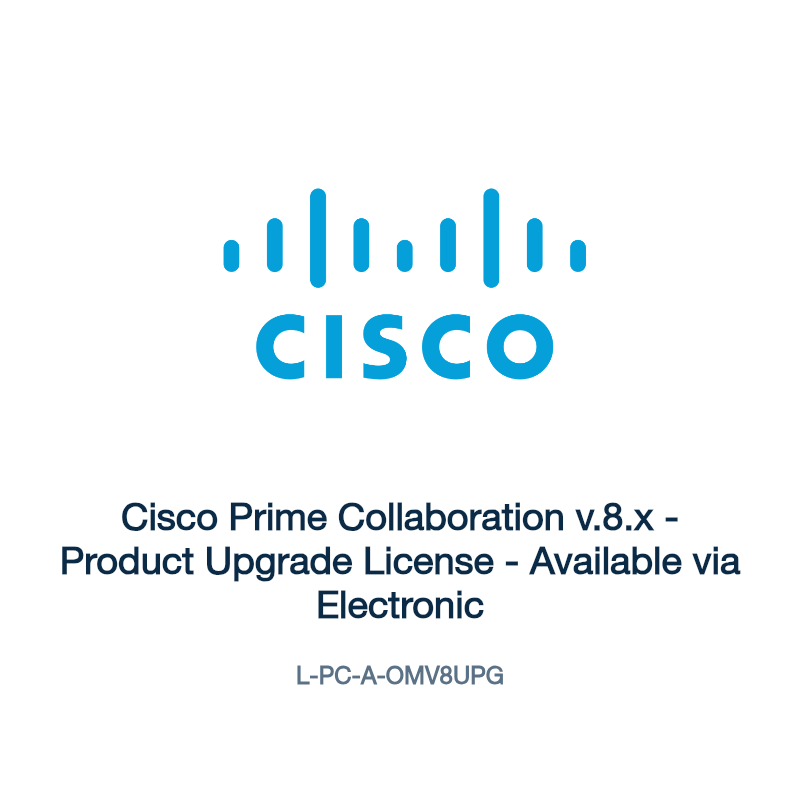 L-PC-A-OMV8UPG: Cisco Prime Collaboration v.8.x