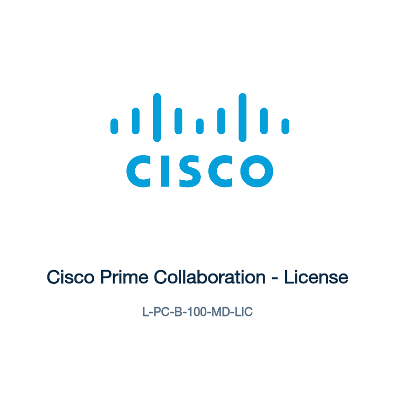 L-PC-B-100-MD-LIC: Cisco Prime Collaboration