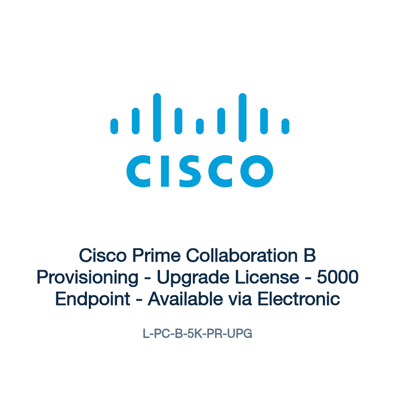 L-PC-B-5K-PR-UPG: Cisco Prime Collaboration B Provisioning