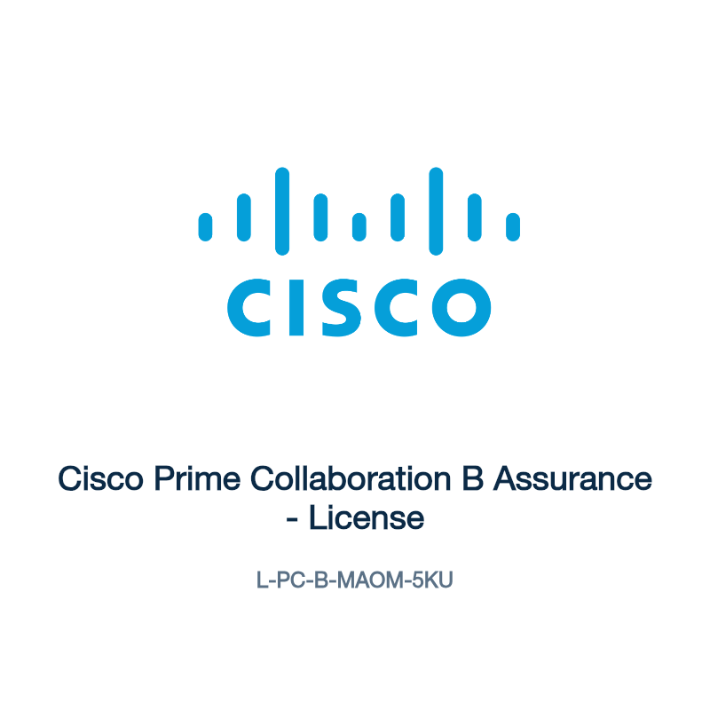 L-PC-B-MAOM-5KU: Cisco Prime Collaboration B Assurance