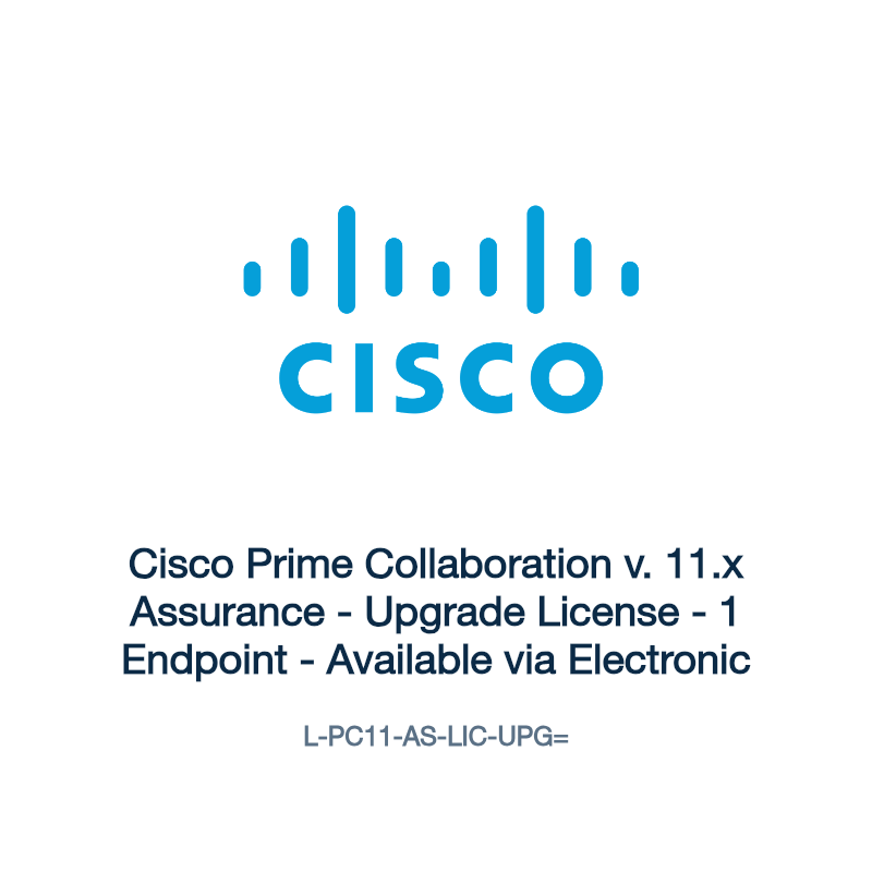 L-PC11-AS-LIC-UPG=: Cisco Prime Collaboration v. 11.x Assurance