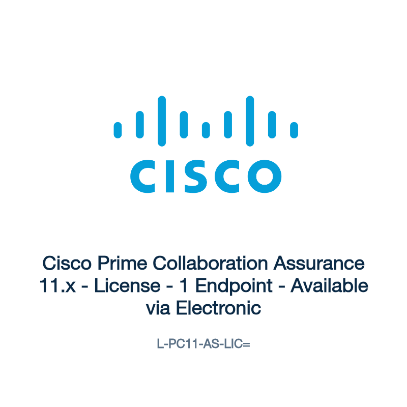 L-PC11-AS-LIC=: Cisco Prime Collaboration Assurance 11.x