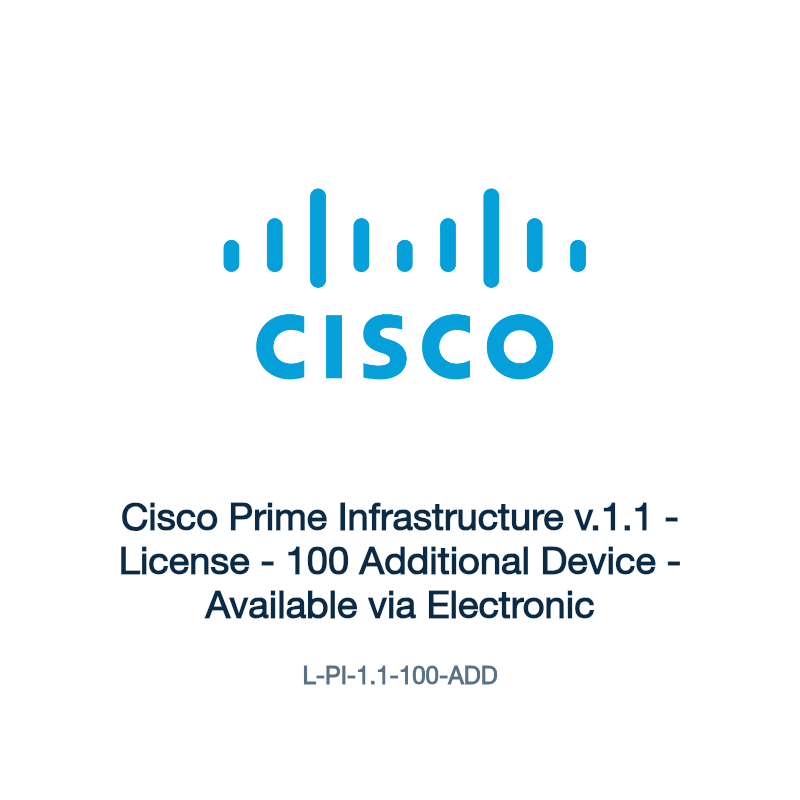 L-PI-1.1-100-ADD: Cisco Prime Infrastructure v.1.1