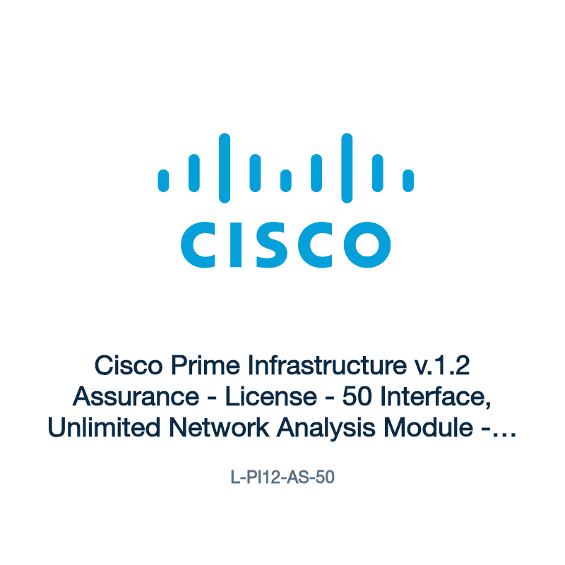 L-PI12-AS-50: Cisco Prime Infrastructure v.1.2 Assurance