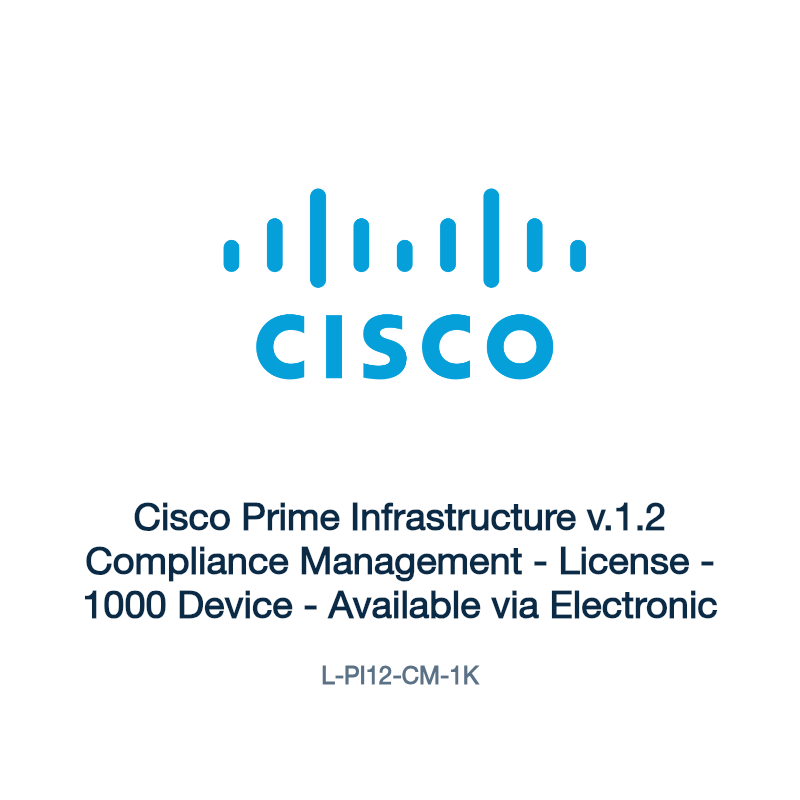 L-PI12-CM-1K: Cisco Prime Infrastructure v.1.2 Compliance Management