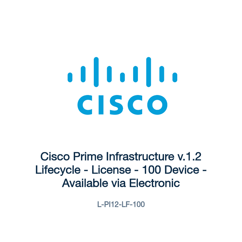 L-PI12-LF-100: Cisco Prime Infrastructure v.1.2 Lifecycle