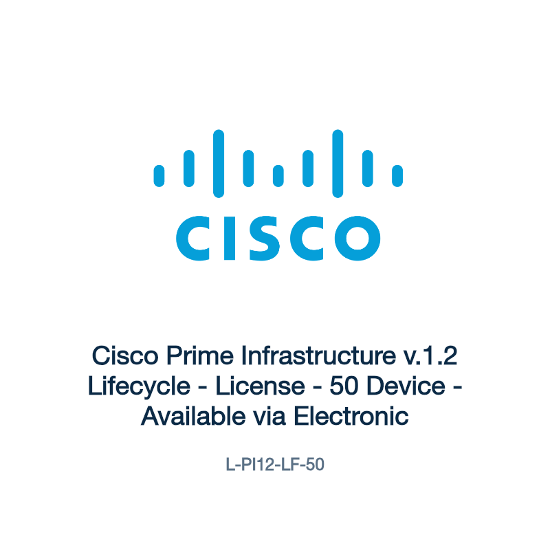 L-PI12-LF-50: Cisco Prime Infrastructure v.1.2 Lifecycle