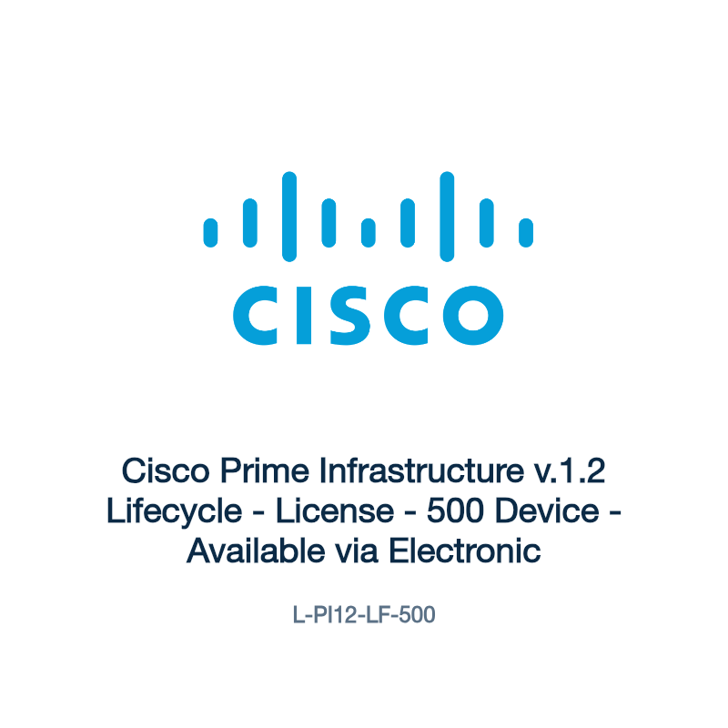 L-PI12-LF-500: Cisco Prime Infrastructure v.1.2 Lifecycle