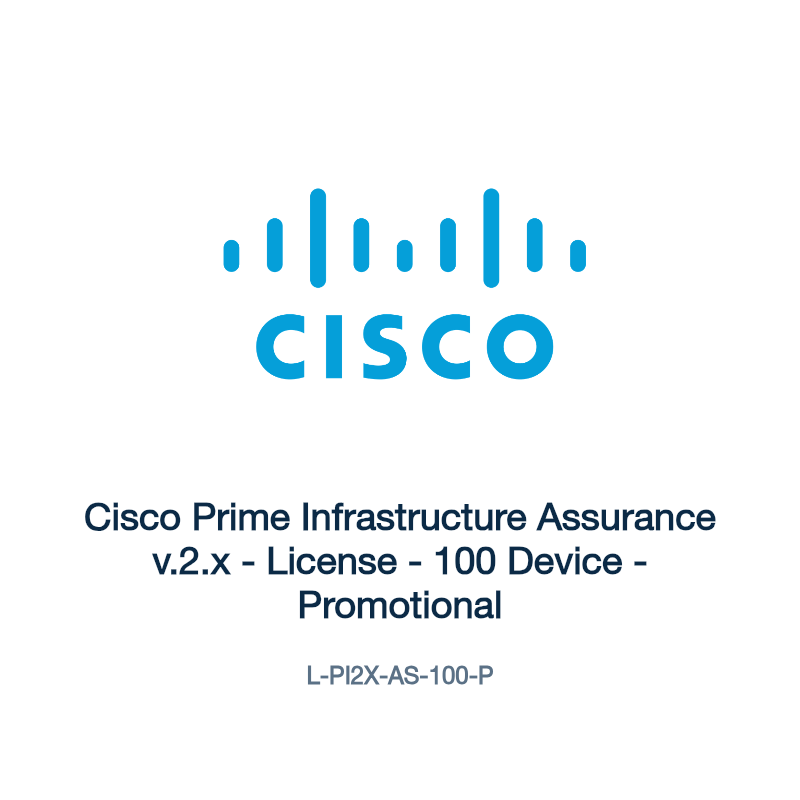 L-PI2X-AS-100-P: Cisco Prime Infrastructure Assurance v.2.x