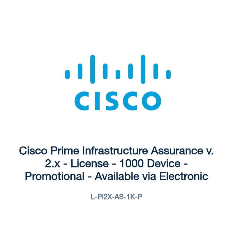 L-PI2X-AS-1K-P: Cisco Prime Infrastructure Assurance v. 2.x