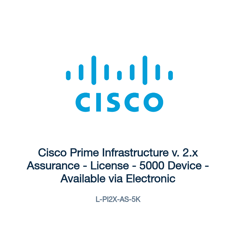 L-PI2X-AS-5K: Cisco Prime Infrastructure v. 2.x Assurance