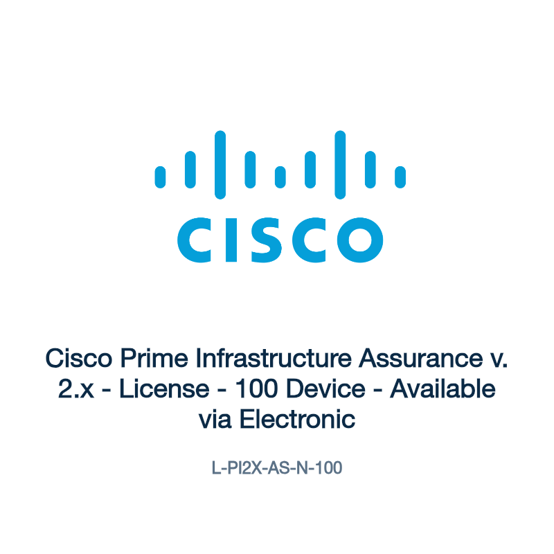 L-PI2X-AS-N-100: Cisco Prime Infrastructure Assurance v. 2.x