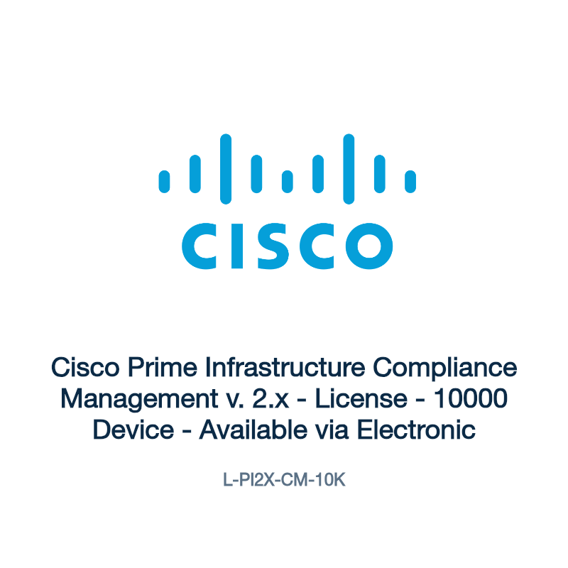 L-PI2X-CM-10K: Cisco Prime Infrastructure Compliance Management v. 2.x